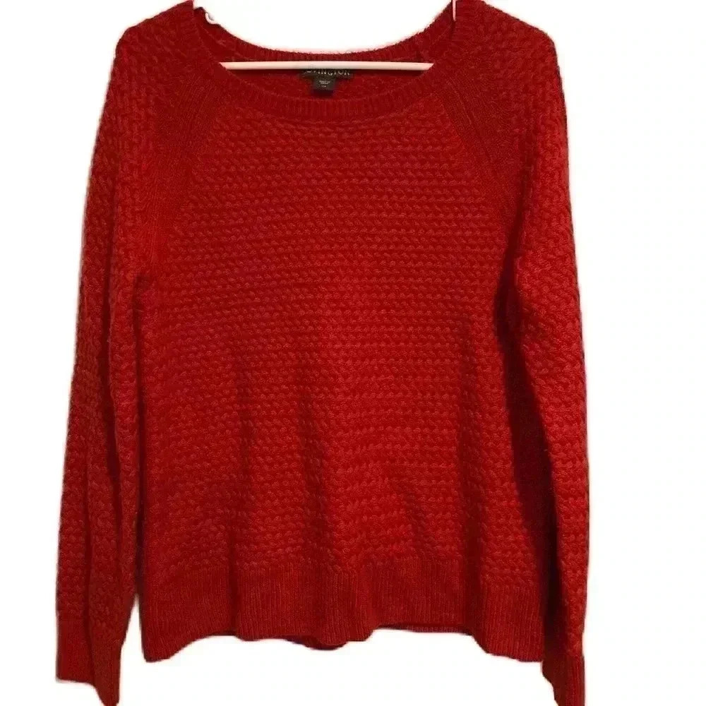 Covington Women’s Acrylic Sweater Red Size Large